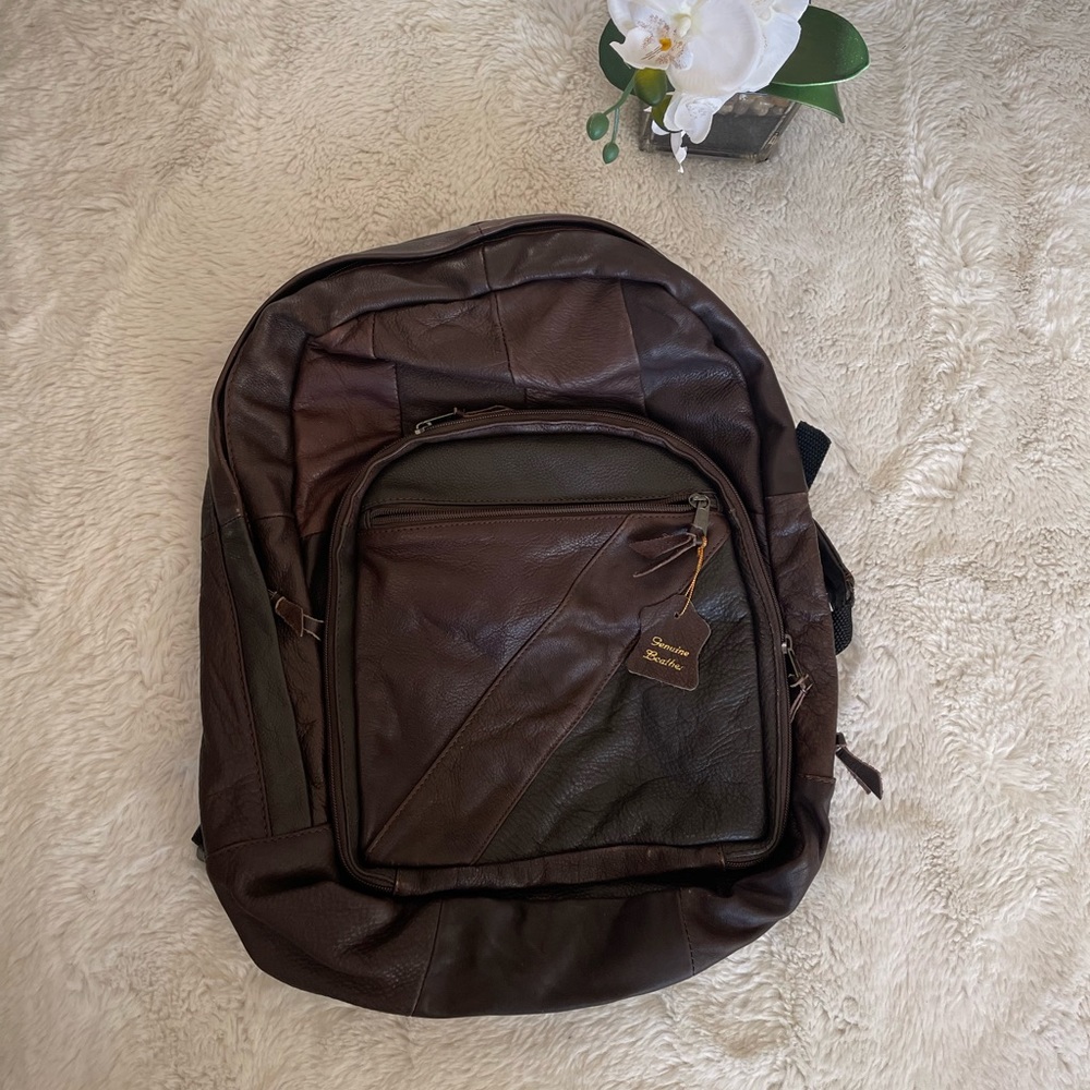 Genuine Leather back pack